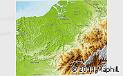 Physical 3D Map of Eloy Alfaro