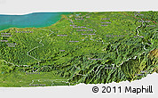 Satellite Panoramic Map of Eloy Alfaro