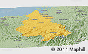 Savanna Style Panoramic Map of Eloy Alfaro