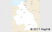 Classic Style Simple Map of Eloy Alfaro
