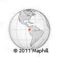 Outline Map of Esmeraldas