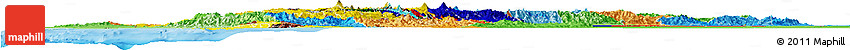 Flag Horizon Map of Ecuador, political outside, flag aligned to the middle Flag Horizon Map of Ecuador, political outside, flag aligned to the middle
