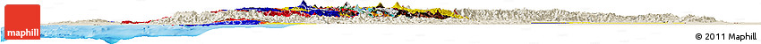Flag Horizon Map of Ecuador, shaded relief outside, bathymetry sea, flag centered Flag Horizon Map of Ecuador, shaded relief outside, bathymetry sea, flag centered