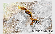 Physical 3D Map of Ibarra, lighten