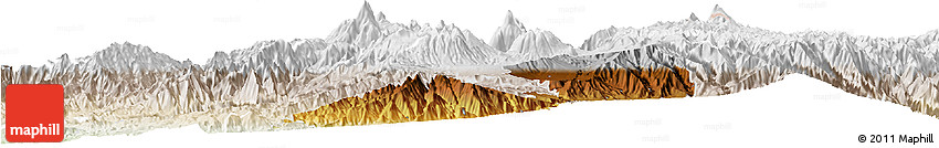Physical Horizon Map of Ibarra, lighten