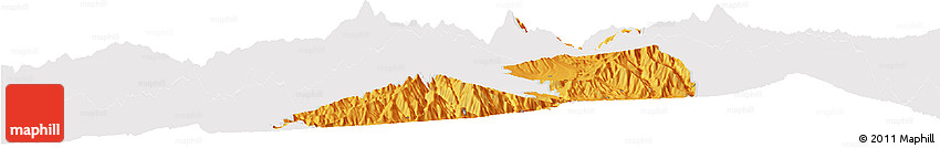 Political Horizon Map of Ibarra, cropped outside