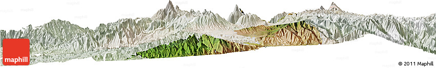 Satellite Horizon Map of Ibarra, lighten
