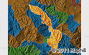 Political Map of Ibarra, darken