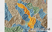 Political Map of Ibarra, semi-desaturated