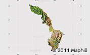 Satellite Map of Ibarra, cropped outside