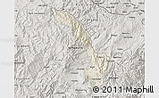 Shaded Relief Map of Ibarra, semi-desaturated