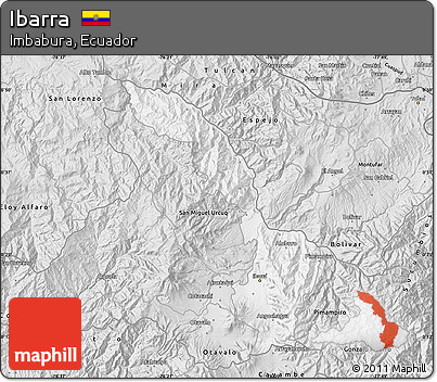 Silver Style Map of Ibarra