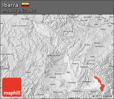 Silver Style Map of Ibarra