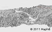 Gray Panoramic Map of Ibarra
