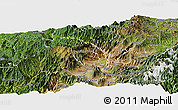Satellite Panoramic Map of Ibarra