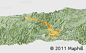 Savanna Style Panoramic Map of Ibarra