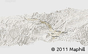 Shaded Relief Panoramic Map of Ibarra, lighten