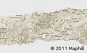 Shaded Relief Panoramic Map of Ibarra