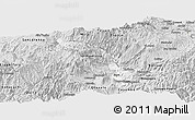 Silver Style Panoramic Map of Ibarra