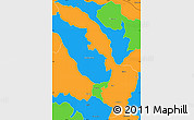 Political Simple Map of Ibarra