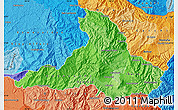 Political Shades Map of Imbabura