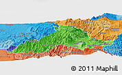 Political Shades Panoramic Map of Imbabura