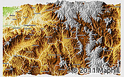 Physical 3D Map of Catamayo