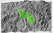 Political 3D Map of Catamayo, desaturated