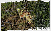 Satellite 3D Map of Catamayo, darken