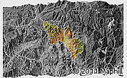 Satellite 3D Map of Catamayo, desaturated