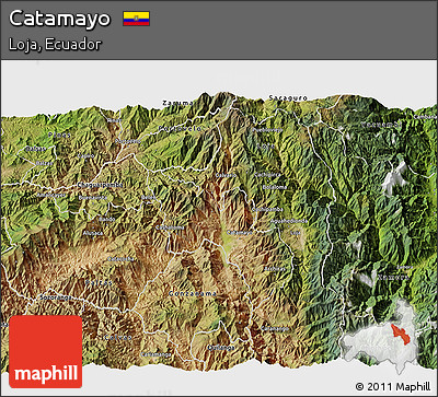 Satellite 3D Map of Catamayo