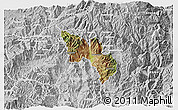 Satellite 3D Map of Catamayo, lighten, desaturated