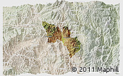Satellite 3D Map of Catamayo, lighten