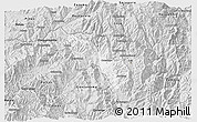 Silver Style 3D Map of Catamayo