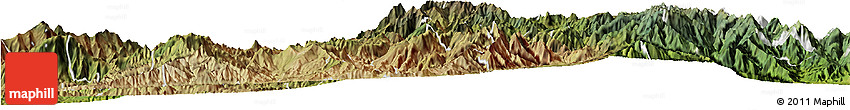 Satellite Horizon Map of Catamayo