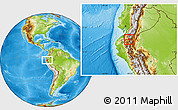 Physical Location Map of Catamayo