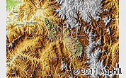 Satellite Map of Catamayo, physical outside