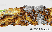 Physical Panoramic Map of Catamayo