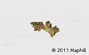 Satellite Panoramic Map of Catamayo, cropped outside