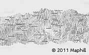 Silver Style Panoramic Map of Catamayo
