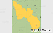 Savanna Style Simple Map of Catamayo