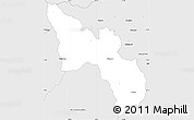 Silver Style Simple Map of Catamayo