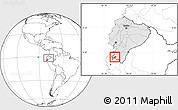 Blank Location Map of Celica, highlighted country, within the entire country