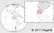 Blank Location Map of Celica, highlighted country