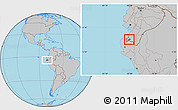 Gray Location Map of Celica