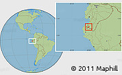 Savanna Style Location Map of Celica