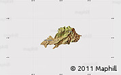 Satellite Map of Celica, cropped outside