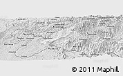 Silver Style Panoramic Map of Celica