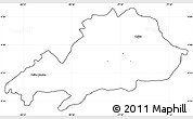 Blank Simple Map of Celica, cropped outside