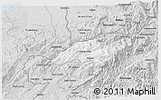 Silver Style 3D Map of Puyango